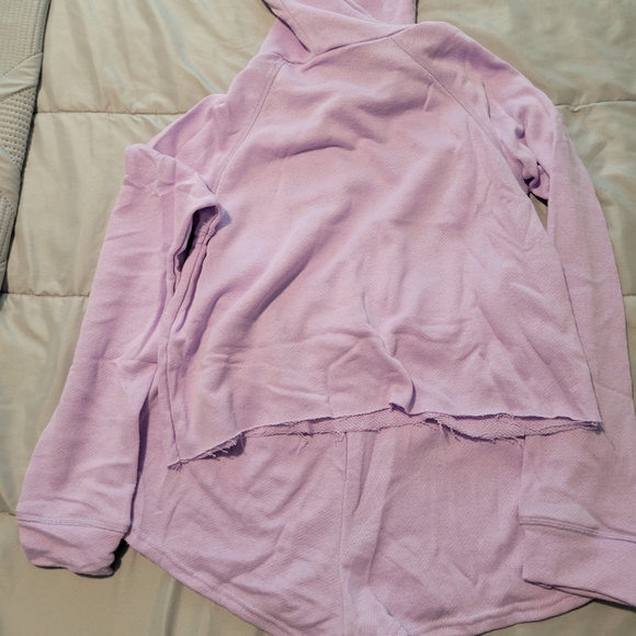 Distressed Cropped Hoodie Short Set - Picture 2 of 4